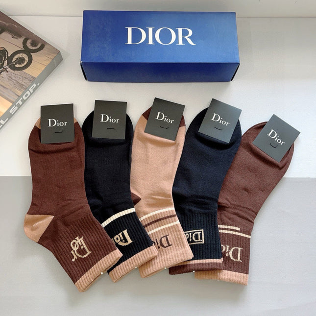 DIOR 26S ANKLE SOCKS 413877 (1 BOX)