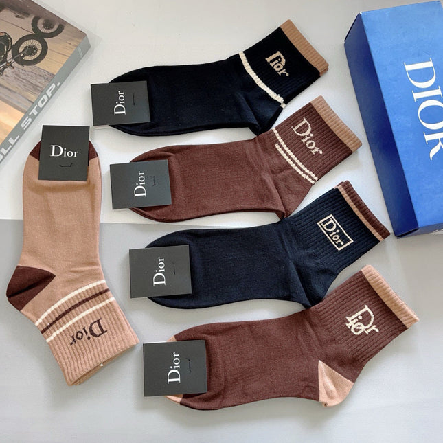 DIOR 26S ANKLE SOCKS 413877 (1 BOX)