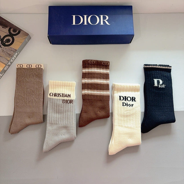 DIOR 26S CREW SOCKS 400396 (1 BOX)