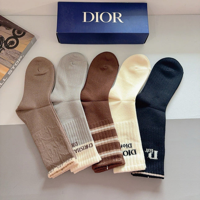 DIOR 26S CREW SOCKS 400396 (1 BOX)