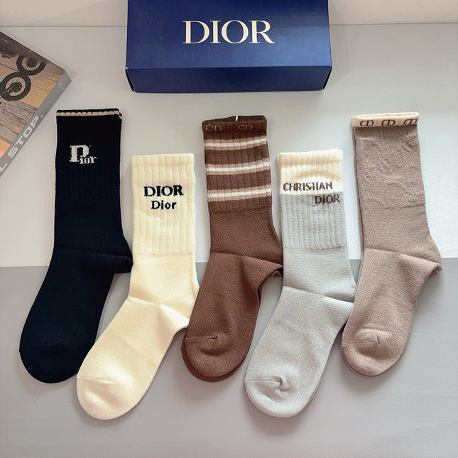 DIOR 26S CREW SOCKS 400396 (1 BOX)
