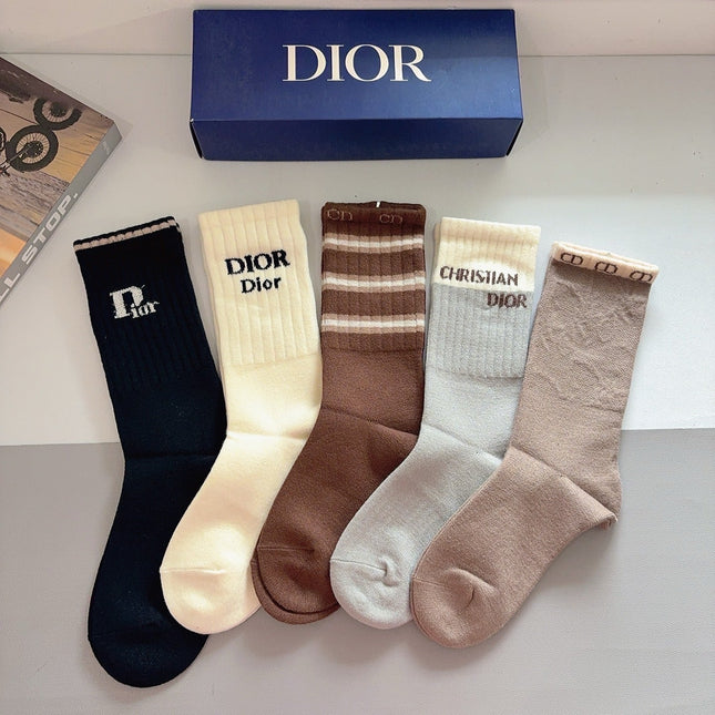 DIOR 26S CREW SOCKS 400396 (1 BOX)