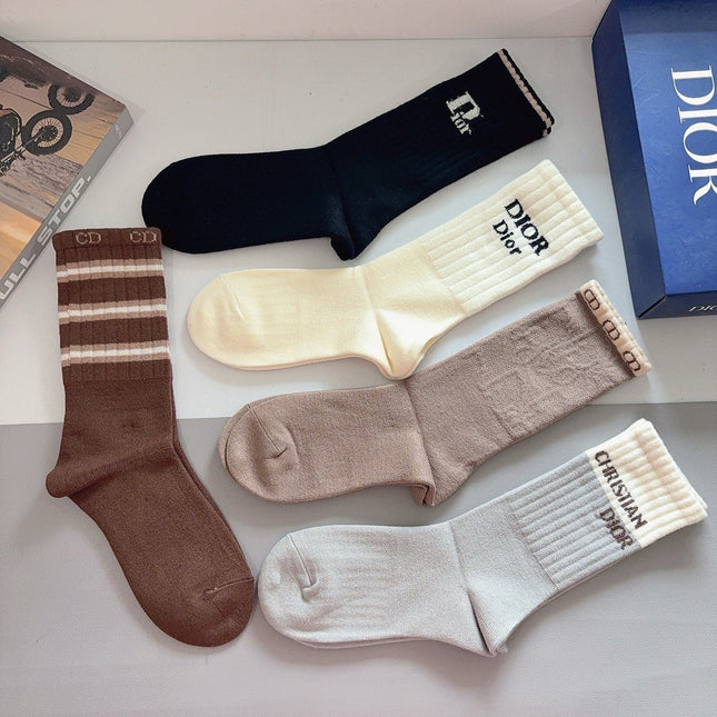 DIOR 26S CREW SOCKS 400396 (1 BOX)