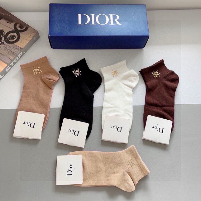 DIOR 26S ANKLE SOCKS 383893 (1 BOX)