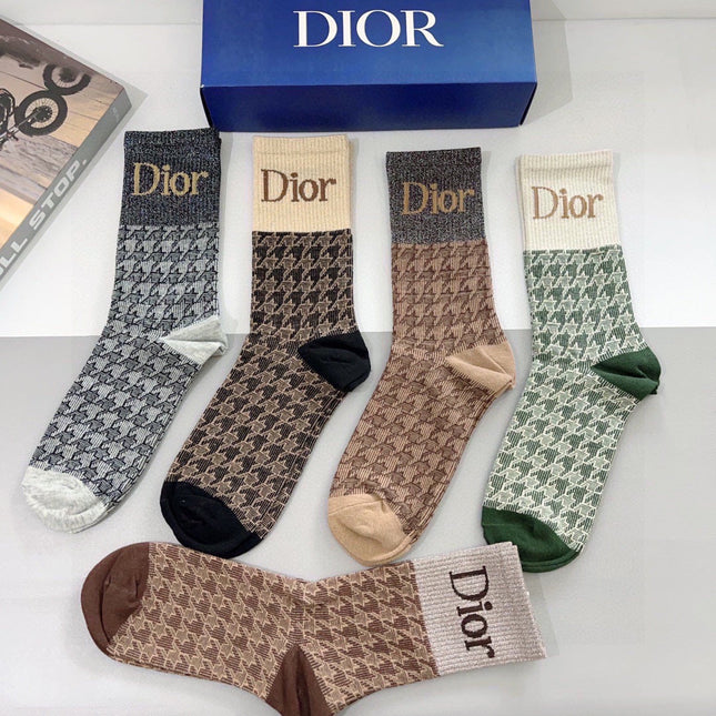 DIOR 26S CREW SOCKS 383896 (1 BOX)
