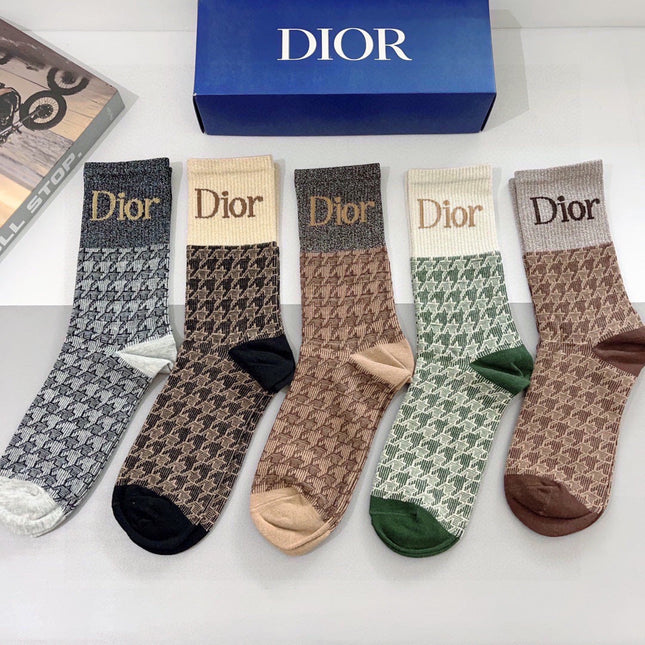 DIOR 26S CREW SOCKS 383896 (1 BOX)