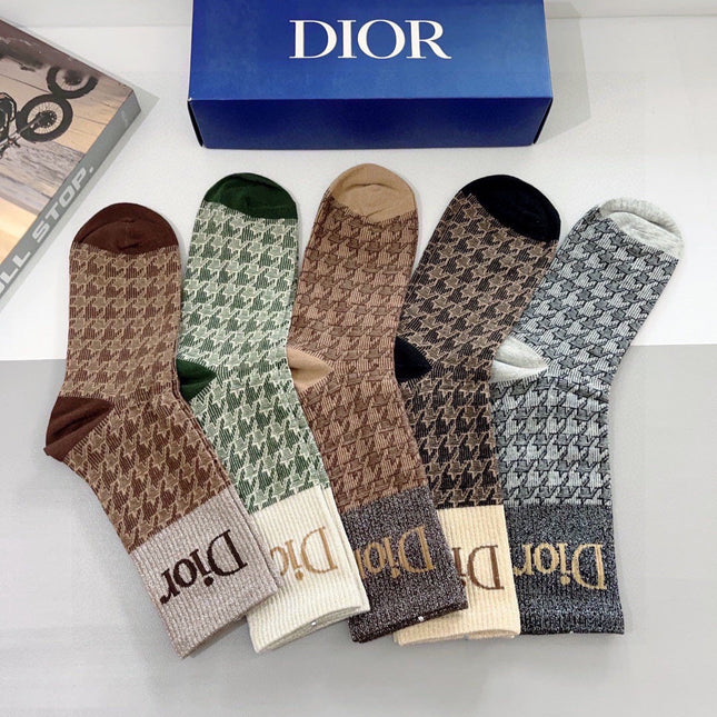 DIOR 26S CREW SOCKS 383896 (1 BOX)