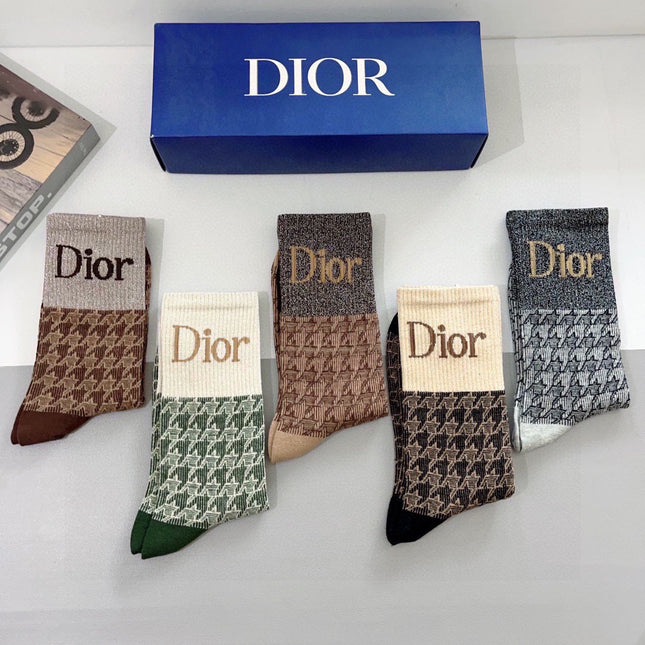 DIOR 26S CREW SOCKS 383896 (1 BOX)