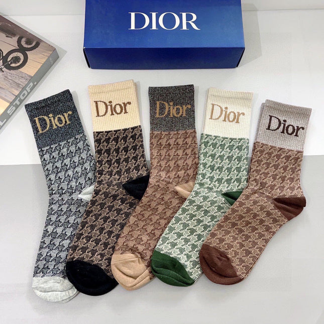 DIOR 26S CREW SOCKS 383896 (1 BOX)