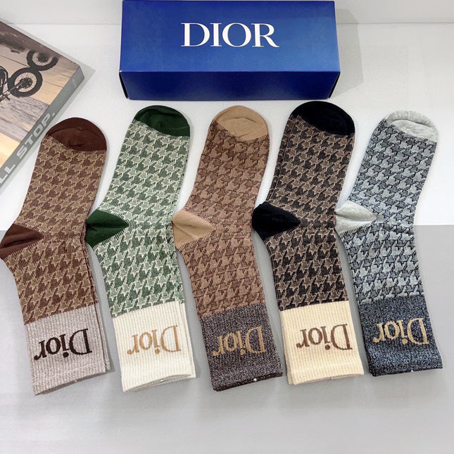 DIOR 26S CREW SOCKS 383896 (1 BOX)