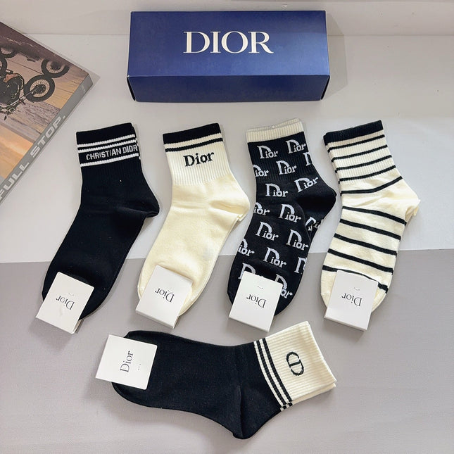 DIOR 26S ANKLE SOCKS 403777 (1 BOX)