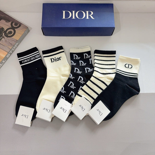 DIOR 26S ANKLE SOCKS 403777 (1 BOX)