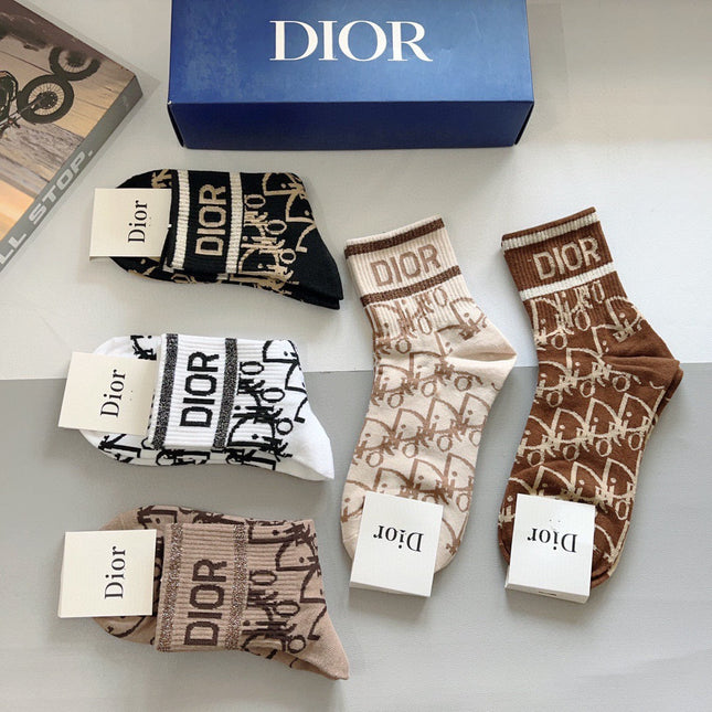 DIOR 26S ANKLE SOCKS 405316 (1 BOX)