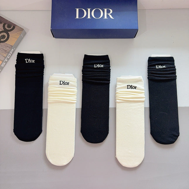 DIOR 26S CREW SOCKS 407122 (1 BOX)