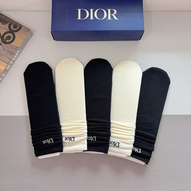 DIOR 26S CREW SOCKS 407122 (1 BOX)
