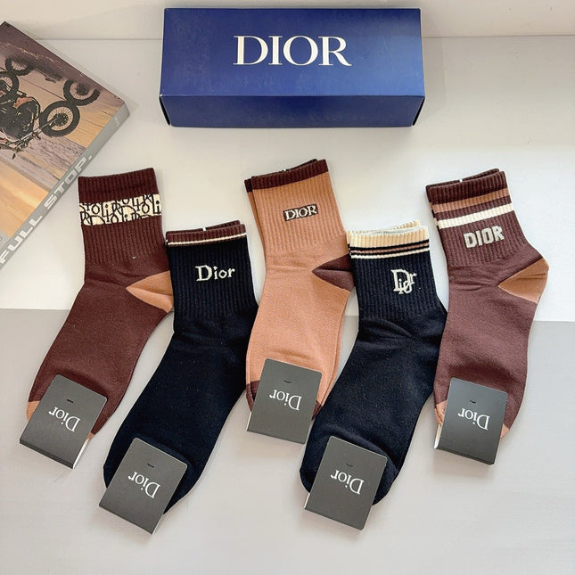 DIOR 26S ANKLE SOCKS 407132 (1 BOX)
