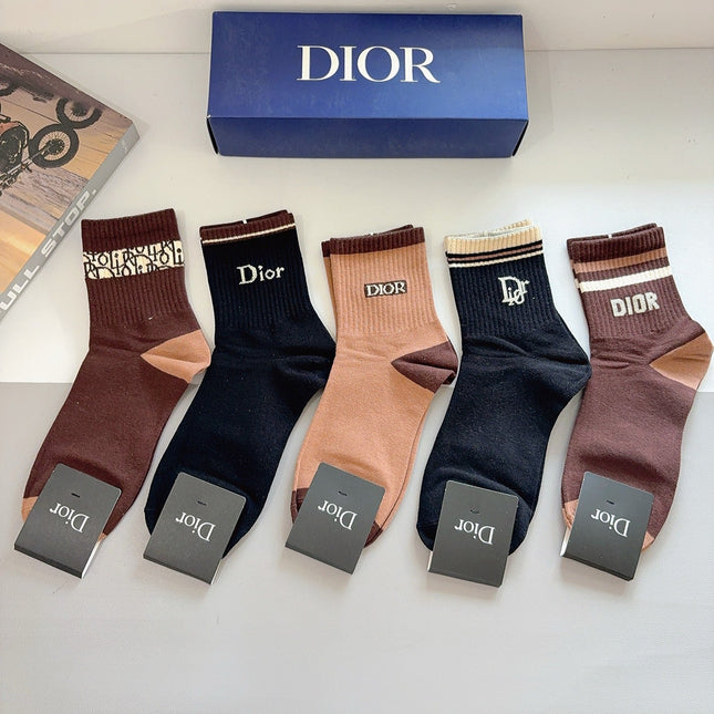 DIOR 26S ANKLE SOCKS 407132 (1 BOX)