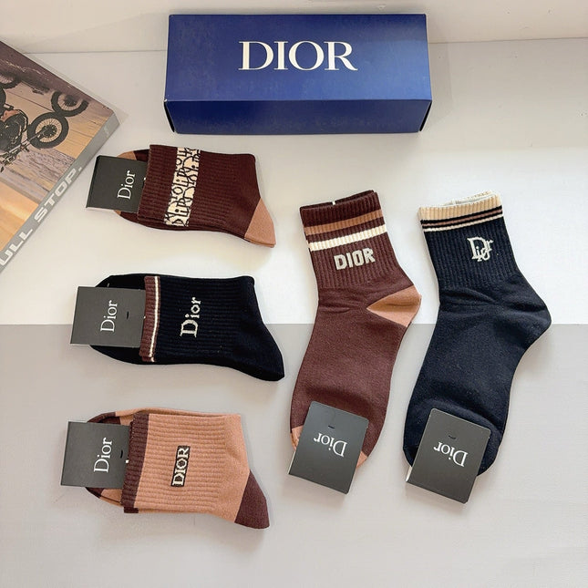 DIOR 26S ANKLE SOCKS 407132 (1 BOX)