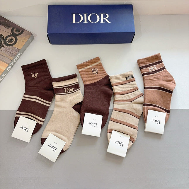 DIOR 26S ANKLE SOCKS 408676 (1 BOX)