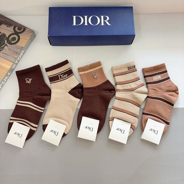 DIOR 26S ANKLE SOCKS 408676 (1 BOX)