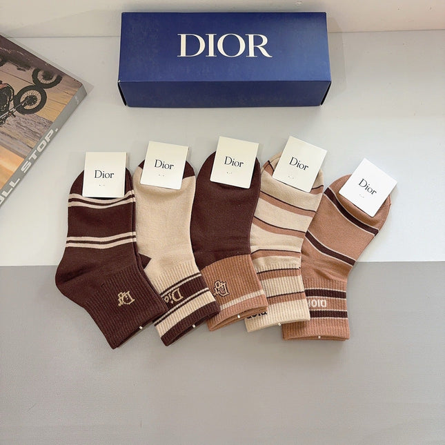 DIOR 26S ANKLE SOCKS 408676 (1 BOX)