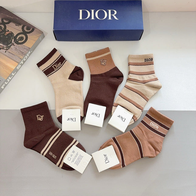DIOR 26S ANKLE SOCKS 408676 (1 BOX)