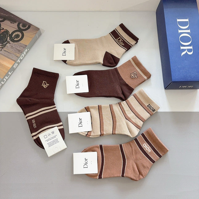 DIOR 26S ANKLE SOCKS 408676 (1 BOX)