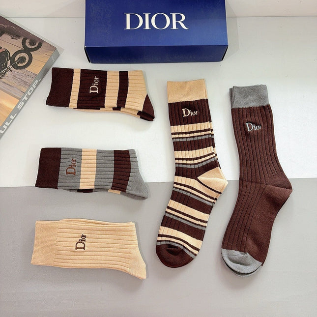 DIOR 26S CREW SOCKS 410344 (1 BOX)