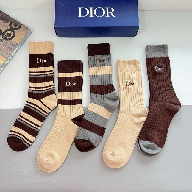 DIOR 26S CREW SOCKS 410344 (1 BOX)