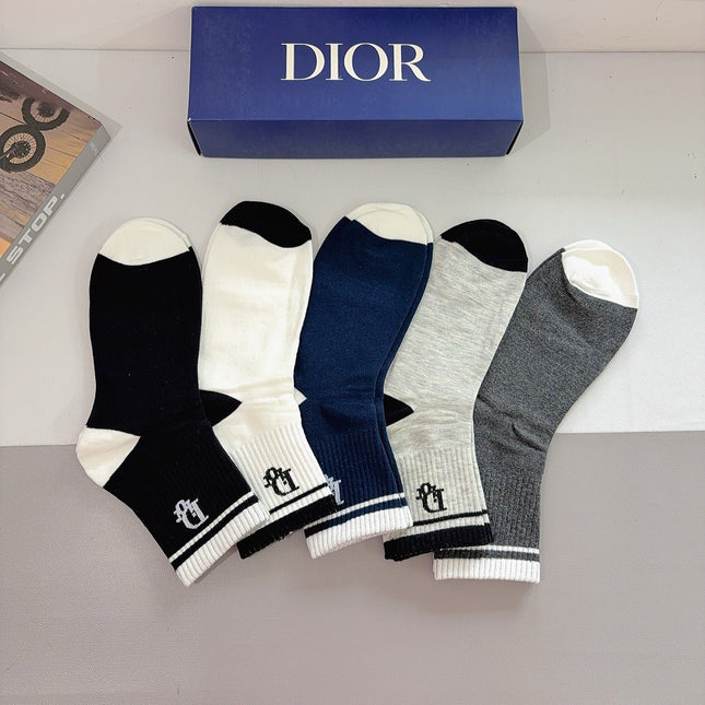 DIOR 26S ANKLE SOCKS 410349 (1 BOX)