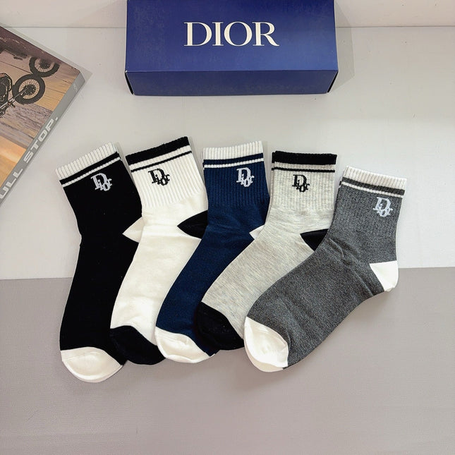 DIOR 26S ANKLE SOCKS 410349 (1 BOX)