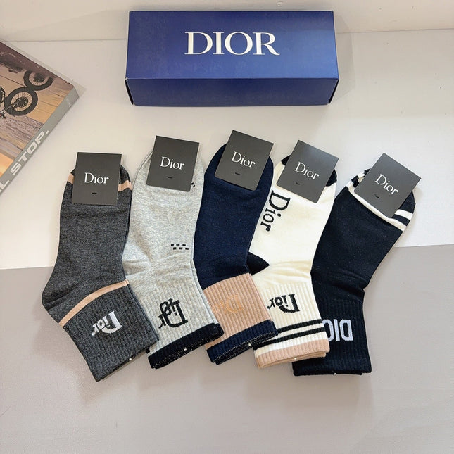 DIOR 26S ANKLE SOCKS 410356 (1 BOX)