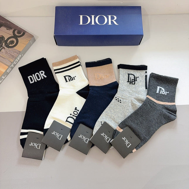 DIOR 26S ANKLE SOCKS 410356 (1 BOX)