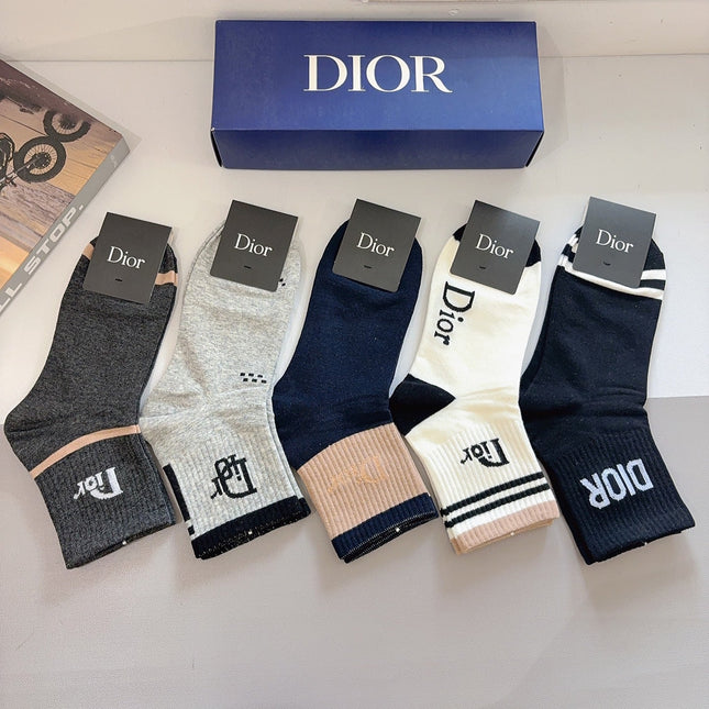 DIOR 26S ANKLE SOCKS 410356 (1 BOX)