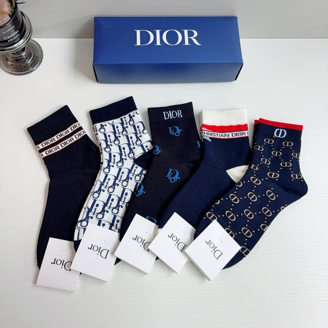 DIOR 26S ANKLE SOCKS 412408 (1 BOX)