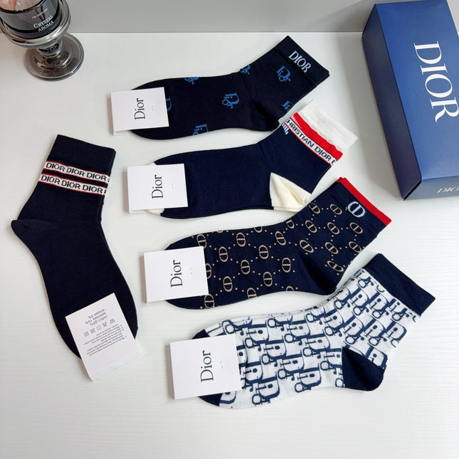 DIOR 26S ANKLE SOCKS 412408 (1 BOX)