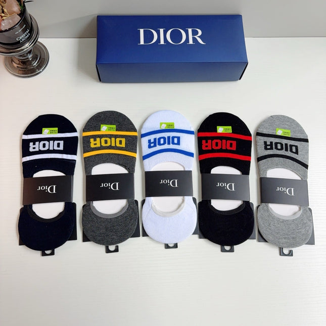 DIOR 26S NO-SHOW SOCKS 415774 (1 BOX)