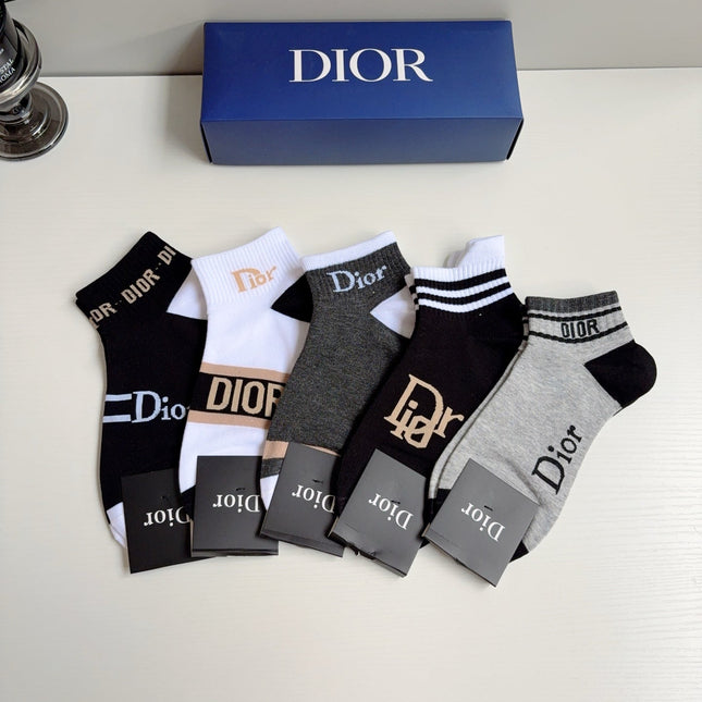 DIOR 26S ANKLE SOCKS 412414 (1 BOX)
