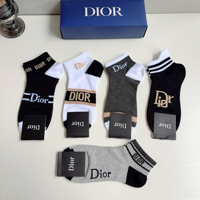 DIOR 26S ANKLE SOCKS 412414 (1 BOX)
