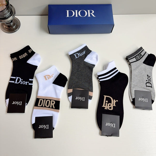 DIOR 26S ANKLE SOCKS 412414 (1 BOX)