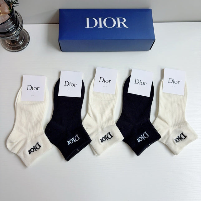 DIOR 26S ANKLE SOCKS 413895 (1 BOX)