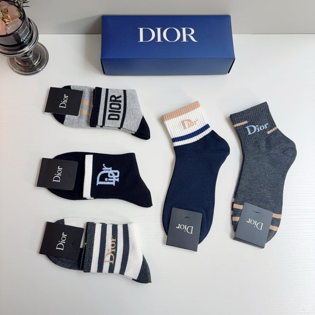 DIOR 26S ANKLE SOCKS 403596 (1 BOX)
