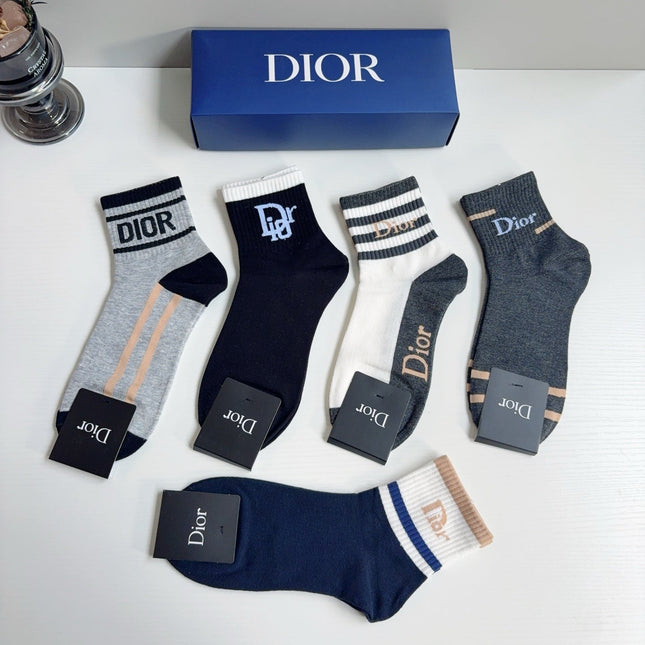 DIOR 26S ANKLE SOCKS 403596 (1 BOX)