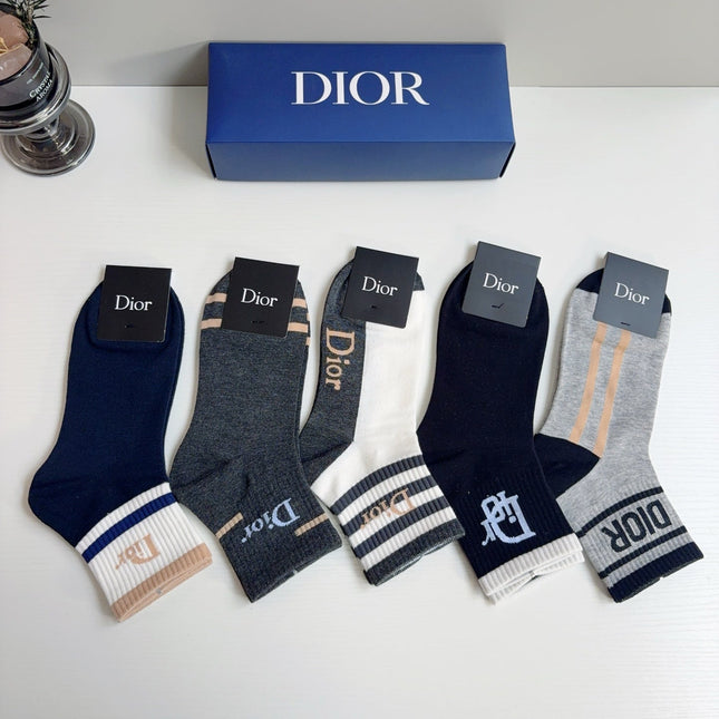 DIOR 26S ANKLE SOCKS 403596 (1 BOX)