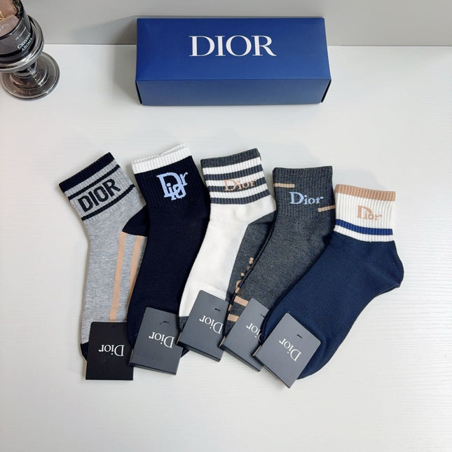 DIOR 26S ANKLE SOCKS 403596 (1 BOX)