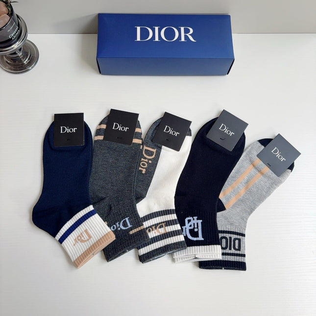 DIOR 26S ANKLE SOCKS 403596 (1 BOX)