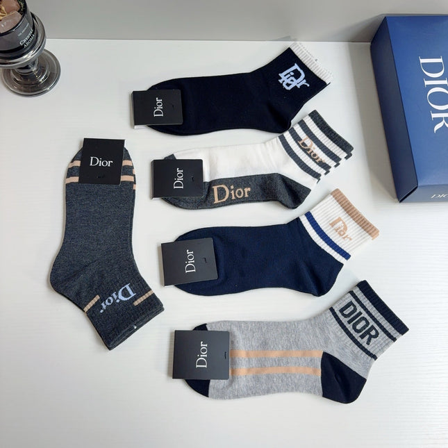 DIOR 26S ANKLE SOCKS 403596 (1 BOX)
