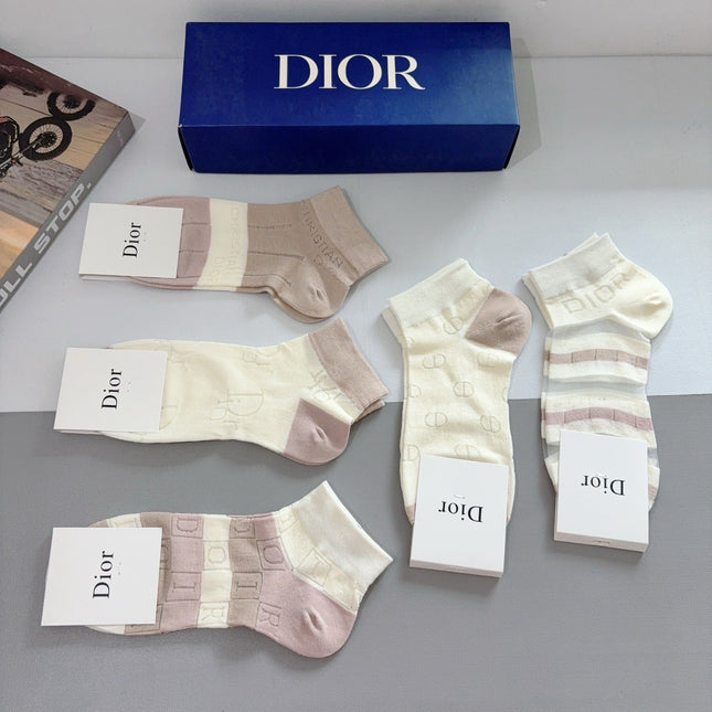 DIOR 26S ANKLE SOCKS 415744 (1 BOX)