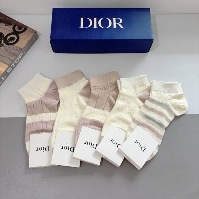 DIOR 26S ANKLE SOCKS 415744 (1 BOX)