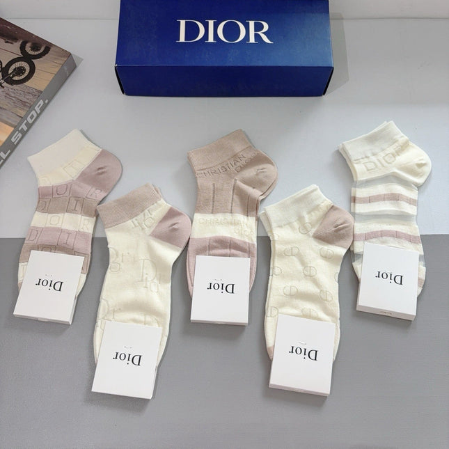 DIOR 26S ANKLE SOCKS 398798 (1 BOX)